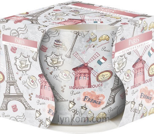 

Свеча ароматическая в стекле Bispol Париж 7 см (sn71s-33)