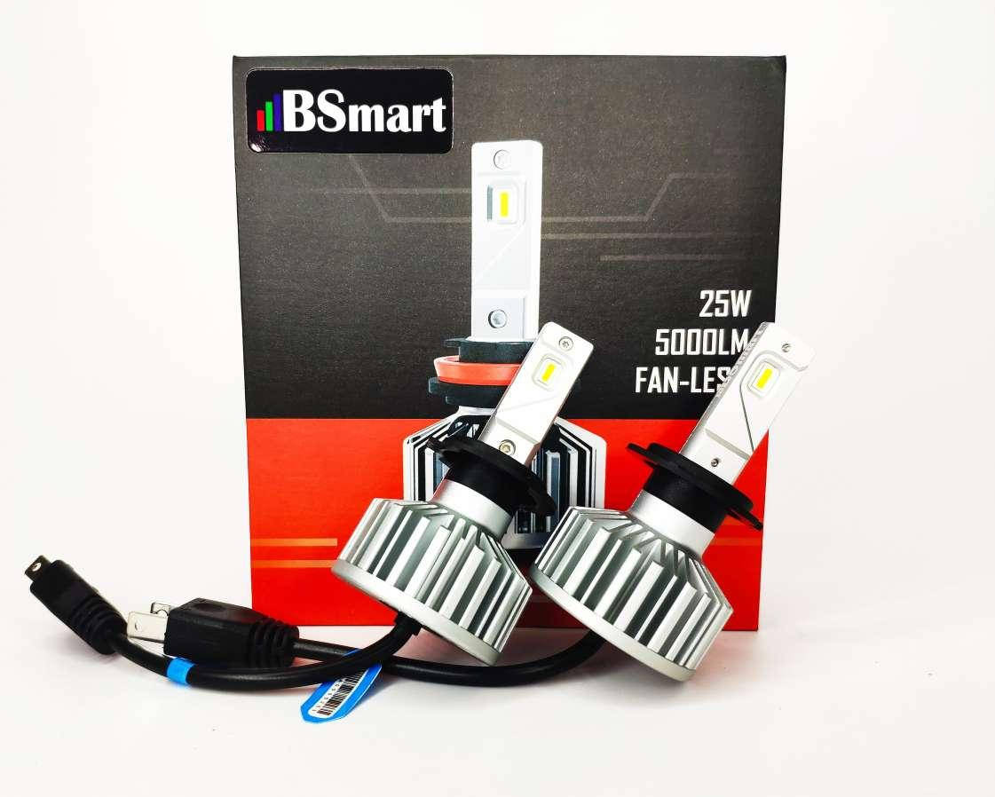 

Автолампы LED светодионые BSmart S5 H7 10000 Люмен 50 Вт 9-32В