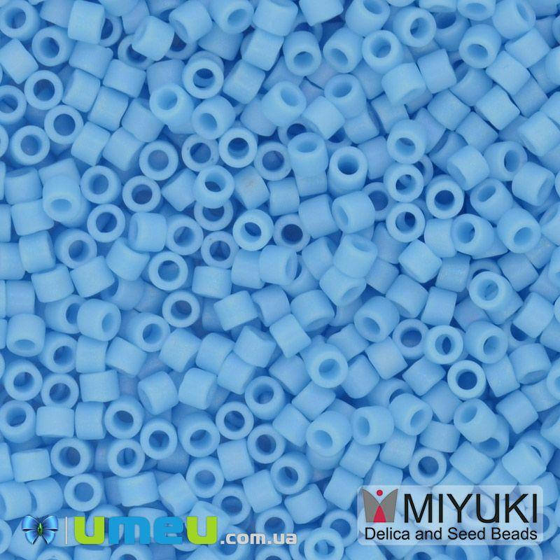 

Бисер японский Miyuki Delica 11/0 DB879, Голубой матовый, 3 г (BIS-045325)