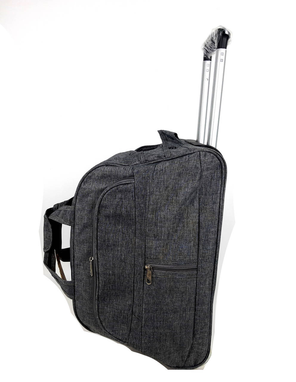 

Дорожная сумка на колесах Средняя L (65л) Серая (60*32*36), Серый