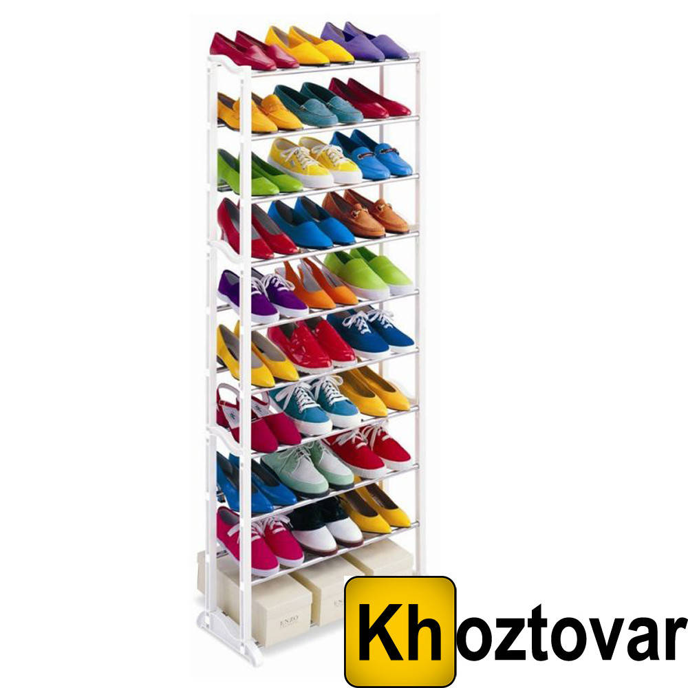 

Полка для обуви | Стеллаж на 30 пар | Amazing Shoe Rack