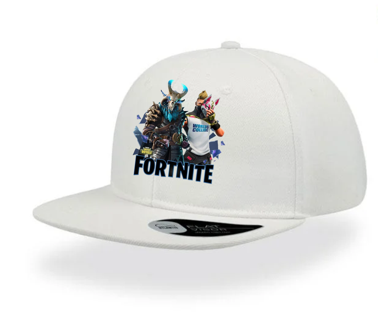 

Кепка с прямым козырьком FORTNITE ФОРТНАЙТ №5 Белая, Белый
