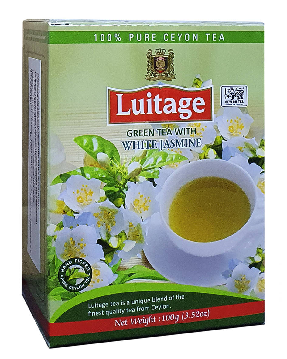 

Чай зелений з жасмином Luitage Green Tea Jasmine 100 г (54317)