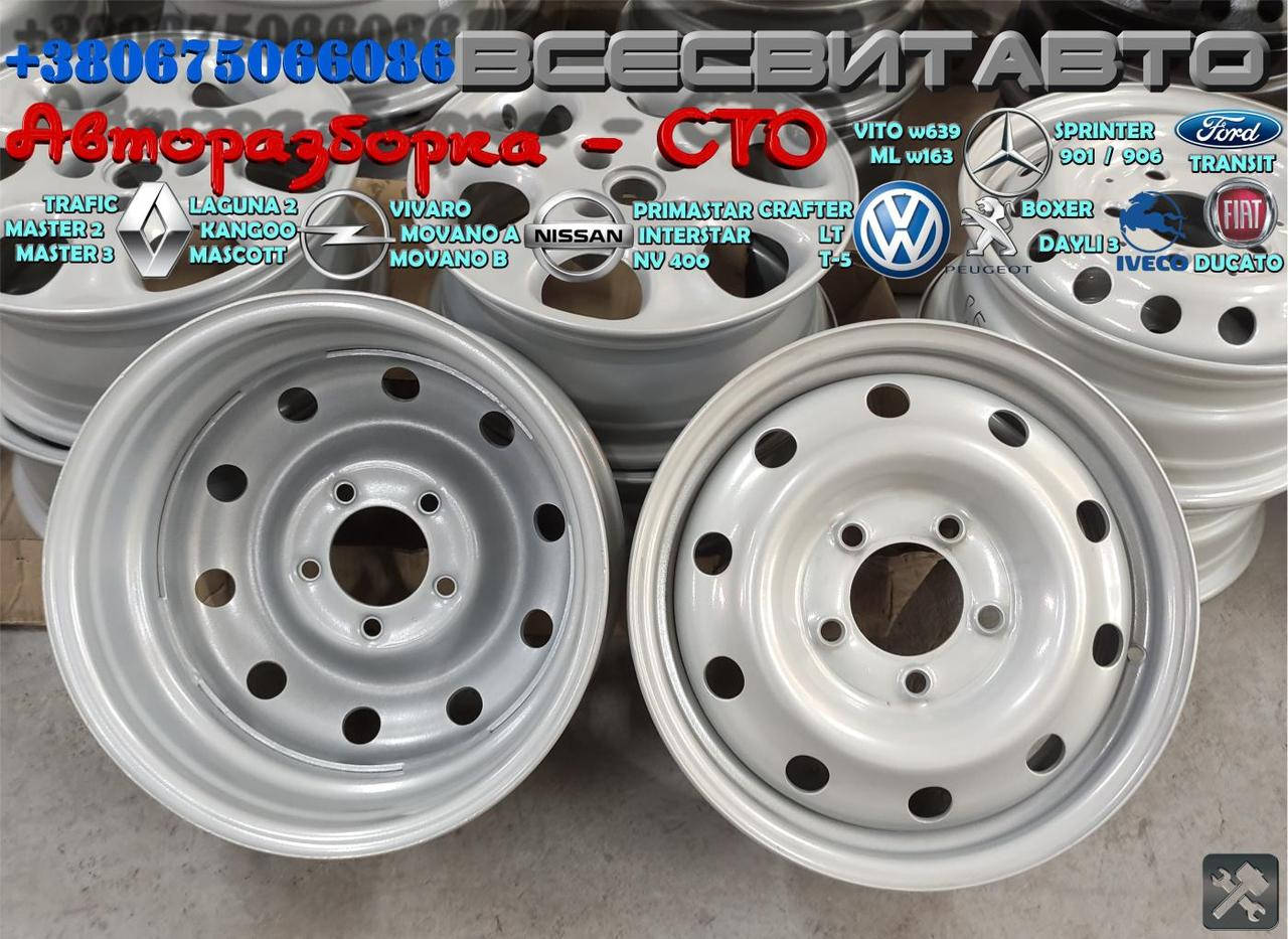 

Диск колесный R16 6JX16 5x130x89 однокатковый Renault Master (1998-2010) Рено Мастер RE616003 7700314672