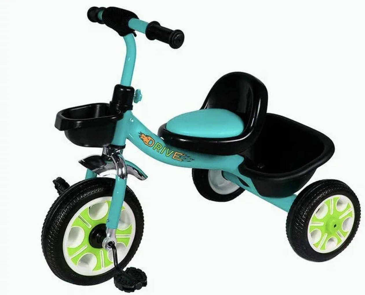 

Дитячий триколісний велосипед TILLY DRIVE T-318, м'яке сидінн голубий