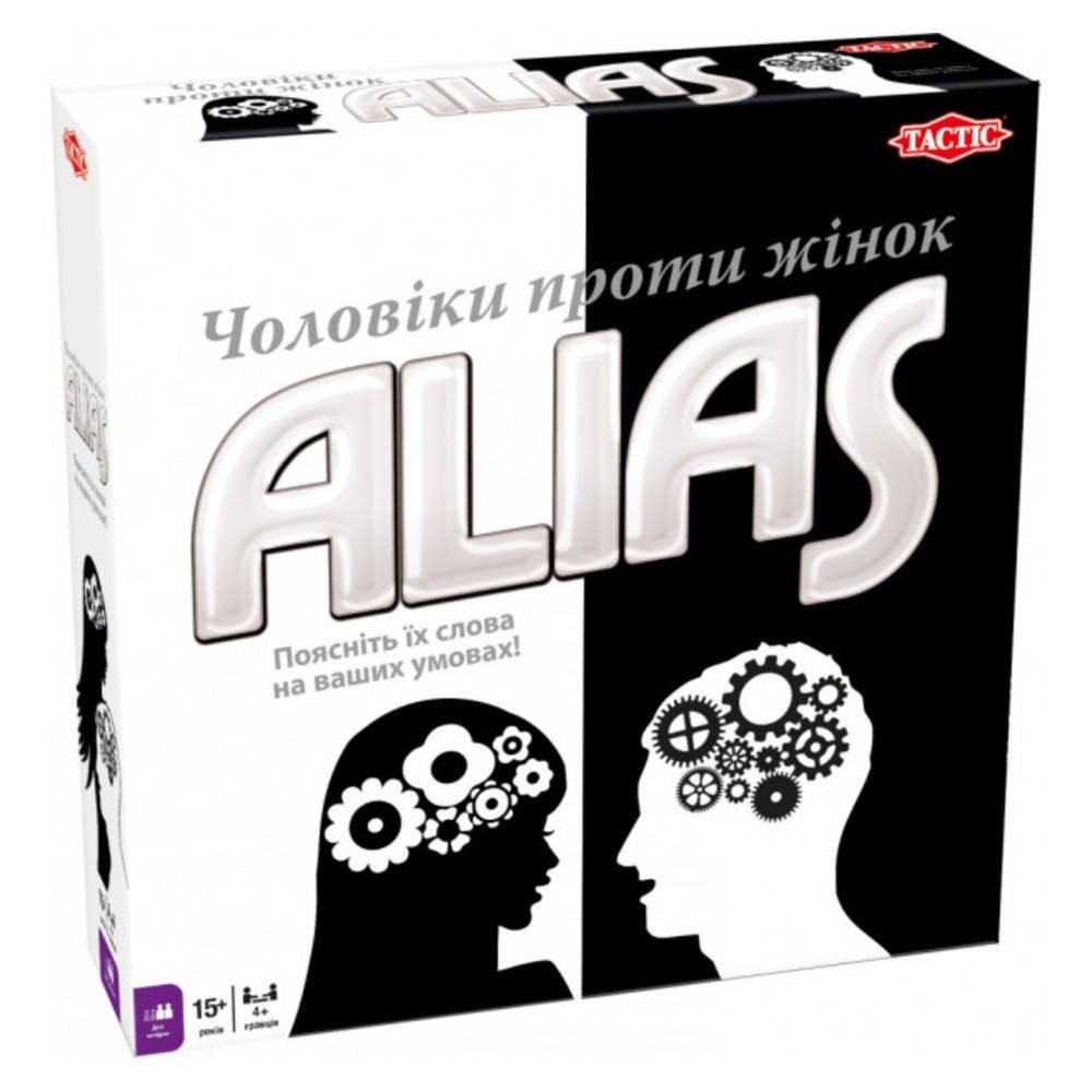 

Настольная игра Алиас. Мужчины против женщин (Alias Women vs Men) (укр.)