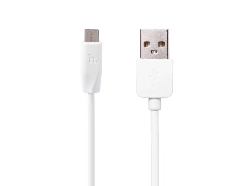 

Кабель USB Hoco X1 Rapid MicroUSB 2m White, Белый