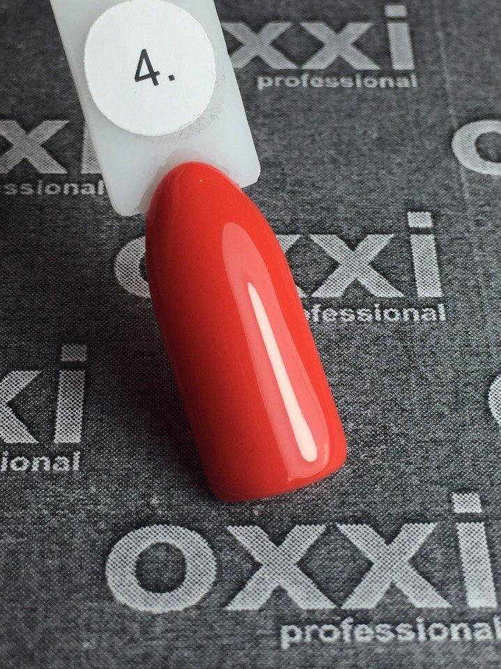

Гель-лак Oxxi Professional № 4 (бледный красный), 10 мл