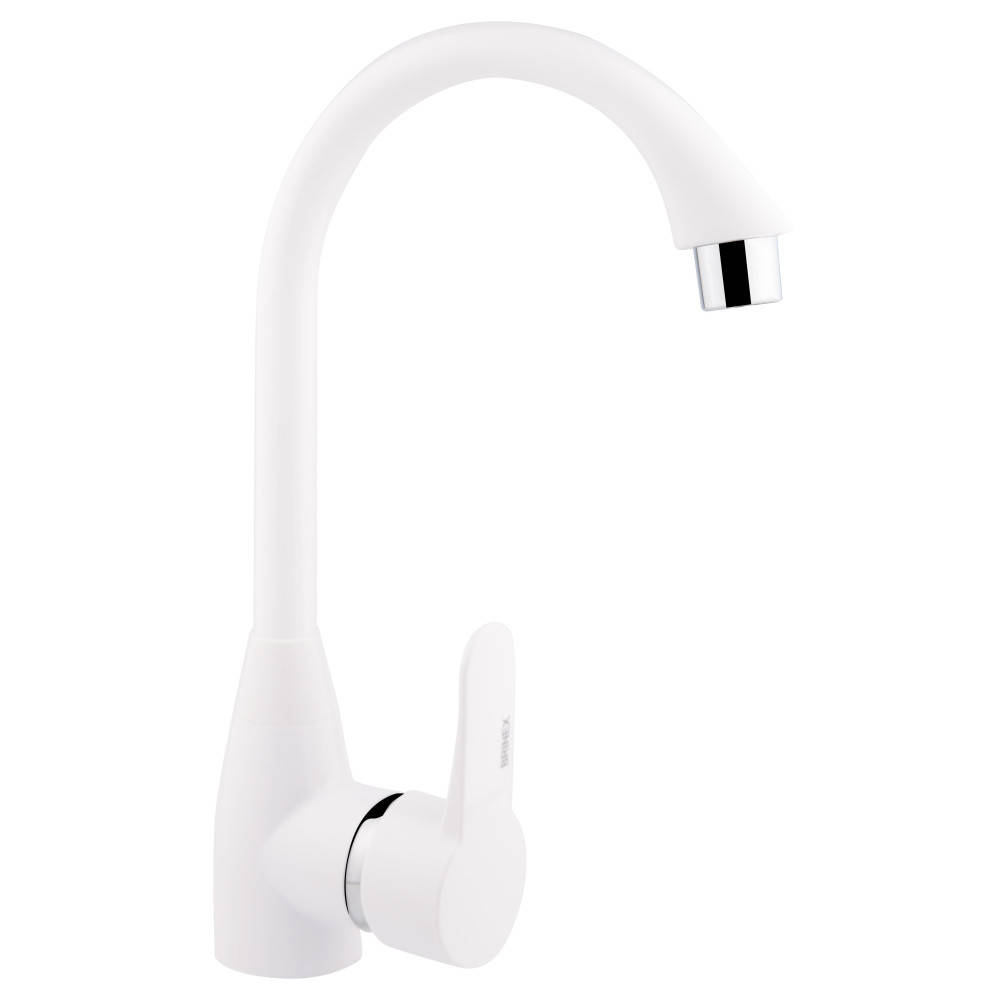 

Смеситель для кухни Brinex 35W 007 белый