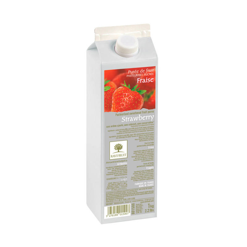 

Пюре Клубника Ravifruit, 1кг