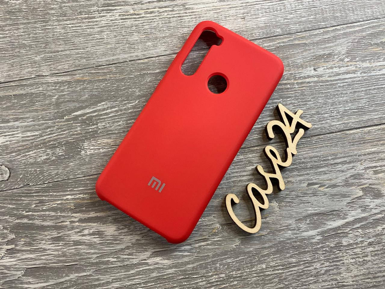 

Чехол Soft touch на Xiaomi Redmi Note 8 (8 цветов) красный