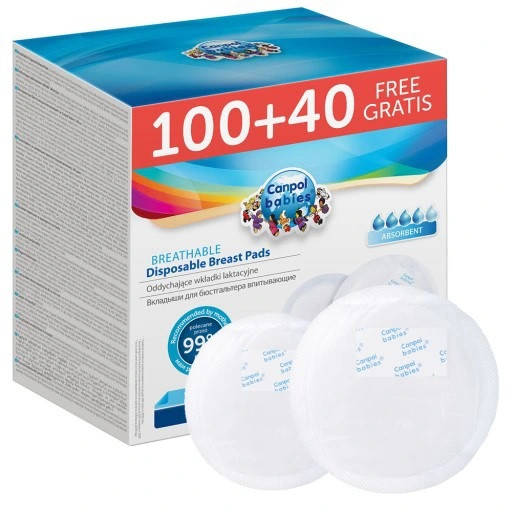 

Лактационные прокладки одноразовые Canpol Babies 140 шт (5901691860865)