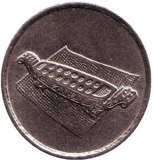

Манкала. Монета 10 сен. 2004,06,05,10 год, Малайзия. (БГ)