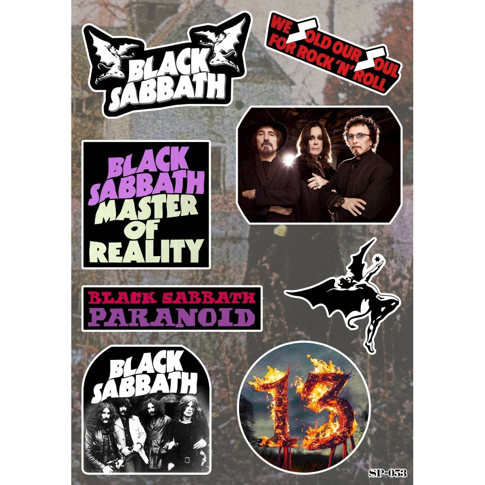

Стикерпак Black Sabbath SP-053, Черный