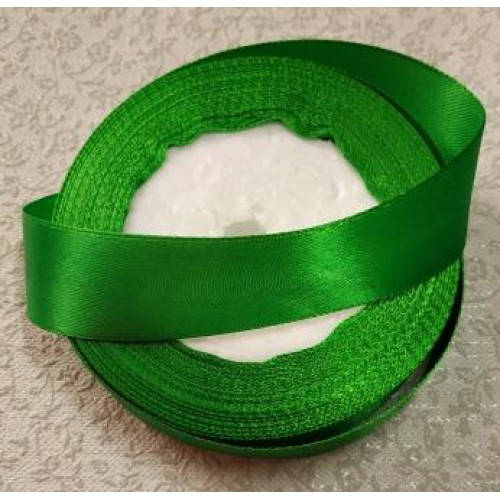 

Лента атласная зеленая 25 мм