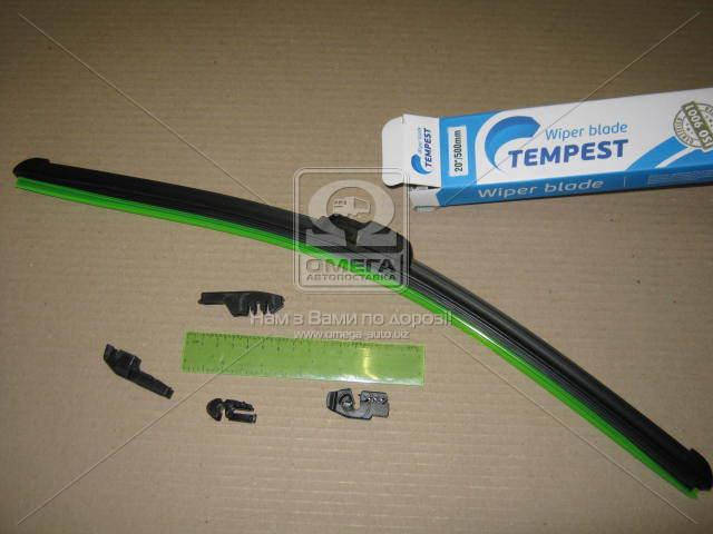 

Щетка стеклоочистителя бескаркасная 500мм Tempest 4905868016