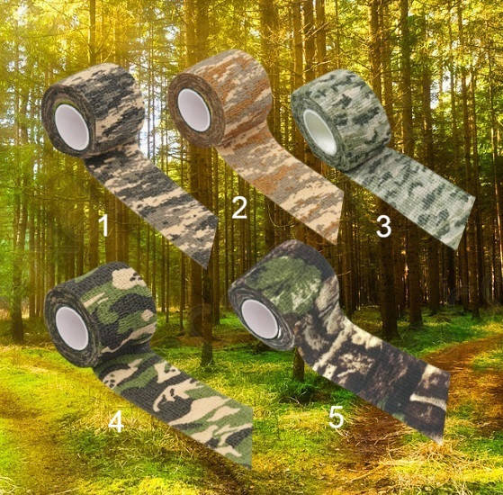 

Камуфляжная лента бинт для оружия 5см x 4,5м.