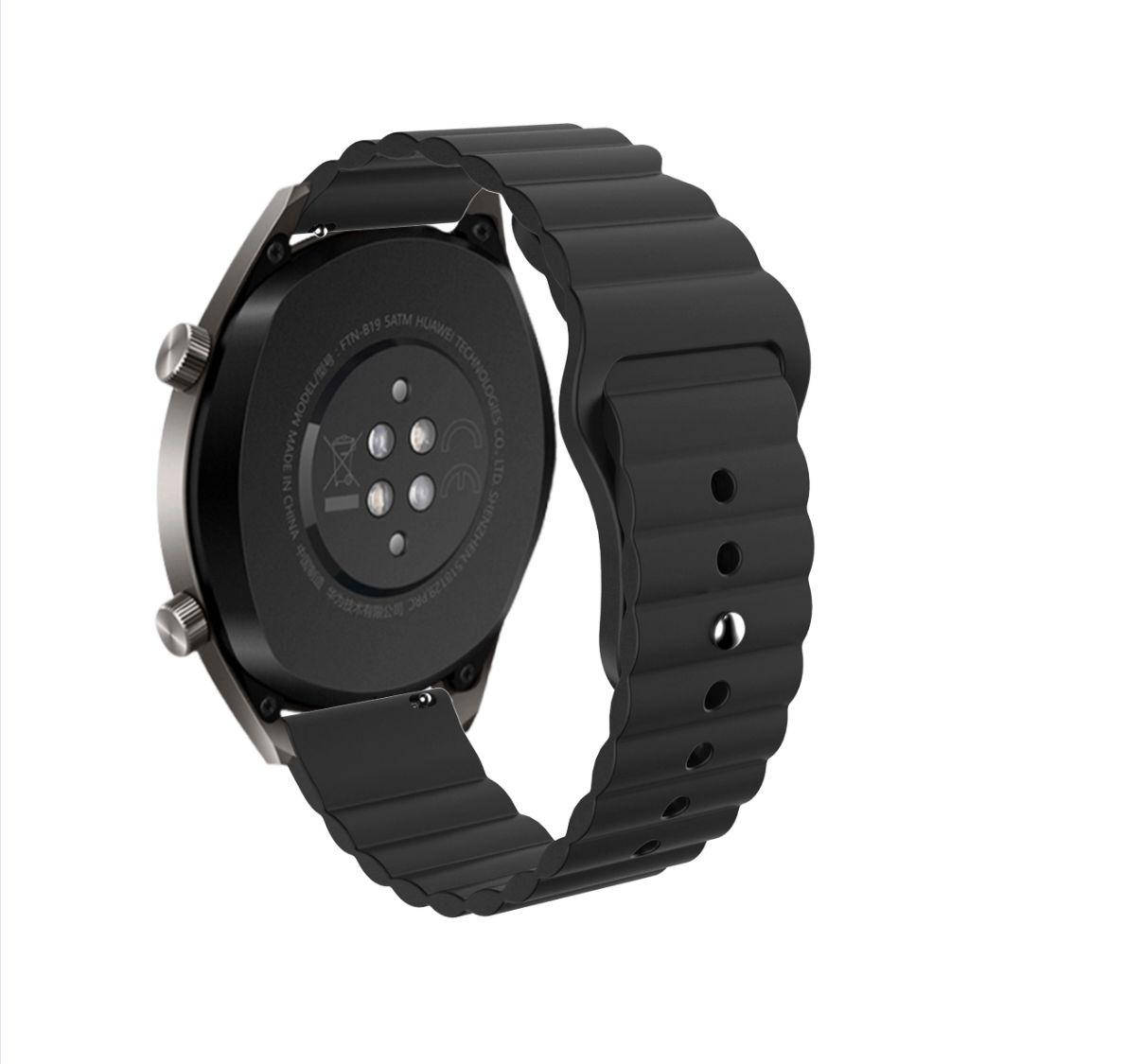 

Ремешок силиконовый 22мм для Xiaomi Amazfit Pace | Stratos | GTR 47mm LineS BeWatch Черный