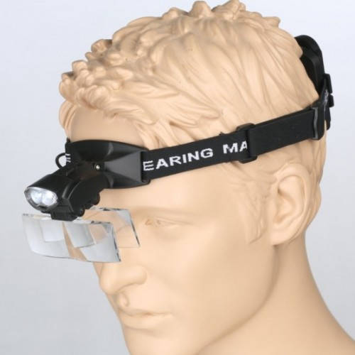 

Бинокуляр Magnifier 9892C LED 1x - 6x, Черный