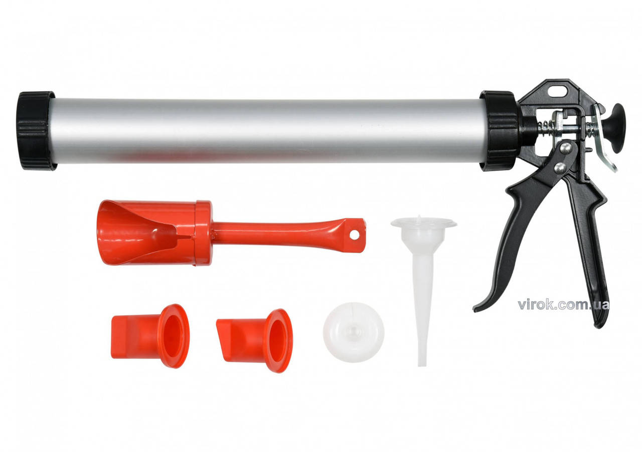 

Пістолет для затирання швів YATO : L= 400 мм, V= 1 л, зі змінними насадками YT-67583