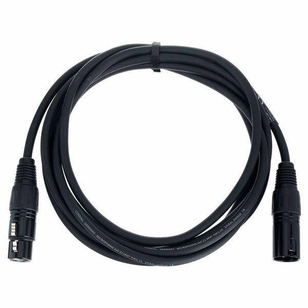 

Микрофонный кабель Cordial 3m Black