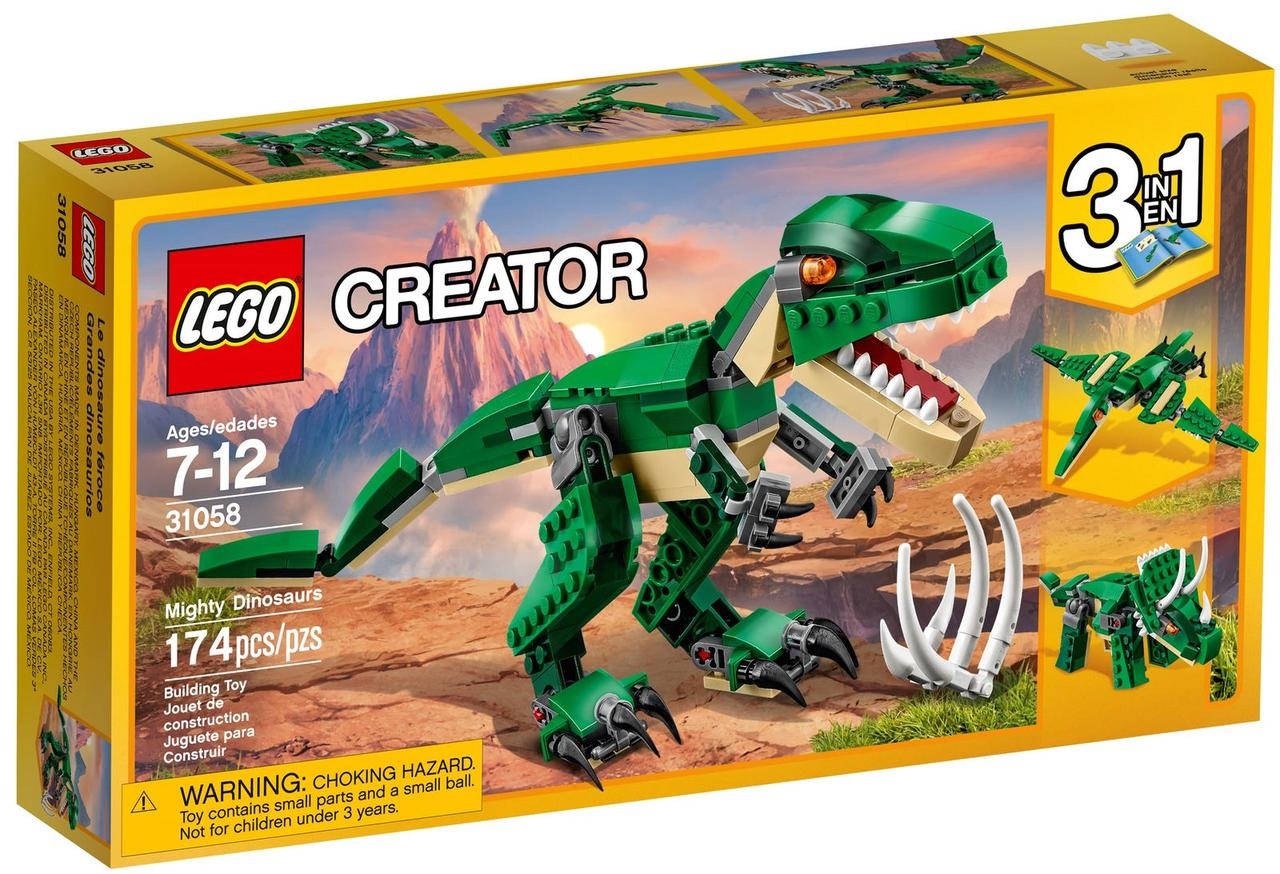 

LEGO ЛЕГО Creator 3-in-1 Грозный динозавр 31058