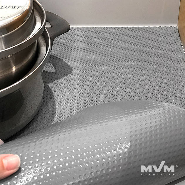 

Антискользящий защитный коврик для кухонных полок и ящиков MVM DM-20000 G, серого цвета