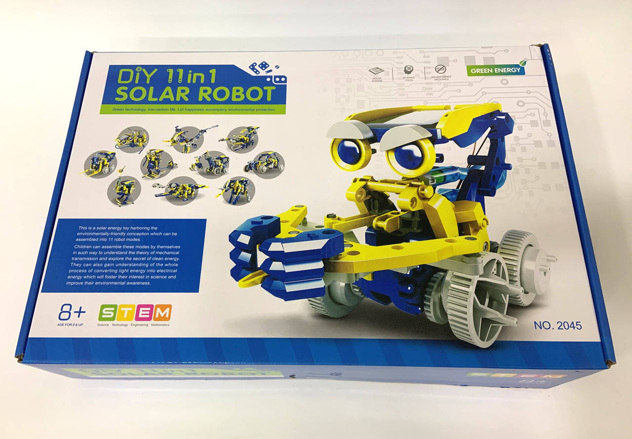 

Конструктор робот на солнечных батареях Solar Robot 11 in 1, Разные цвета