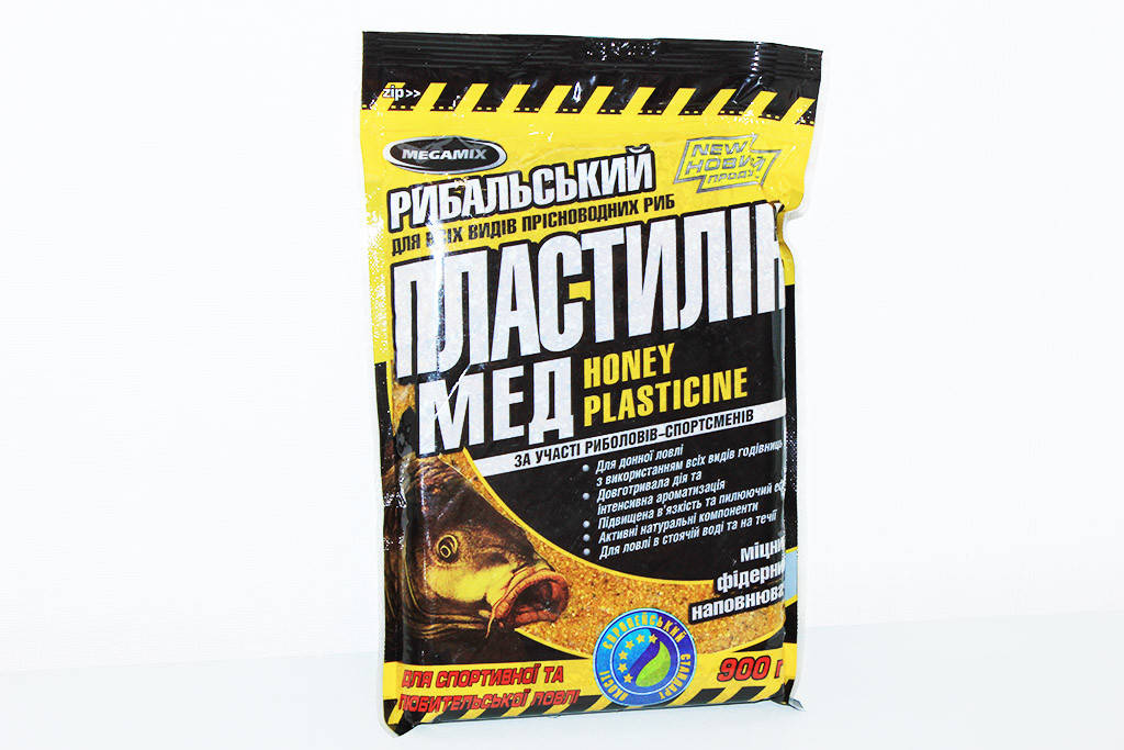 

Рыболовная прикормка. Пластилин Megamix -Мед-