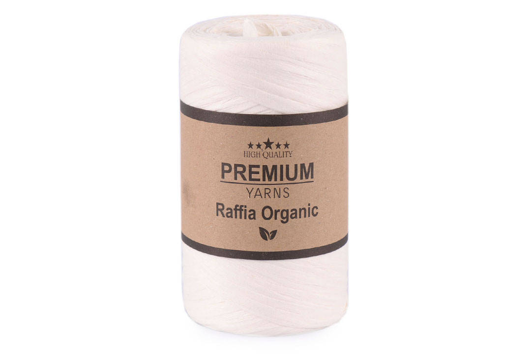 

Premium Yarn Raffia Organic, Белый №5