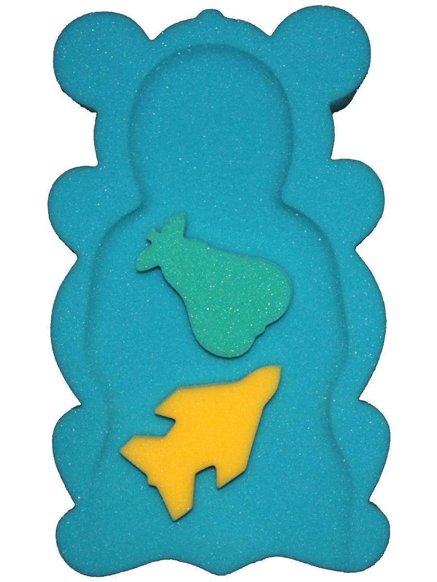 

Матрасик для купания Adik Maxi Mouse +2 мочалки 50х30х7 см, Красный