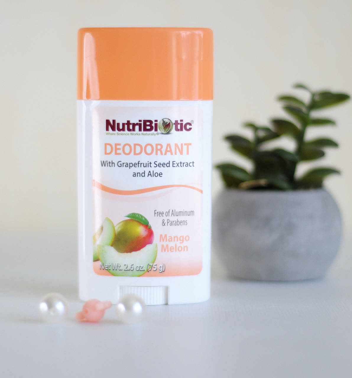 

Дезодорант Nutribiotic манго дыня натуральный с экстрактом грейпфрутовой косточки
