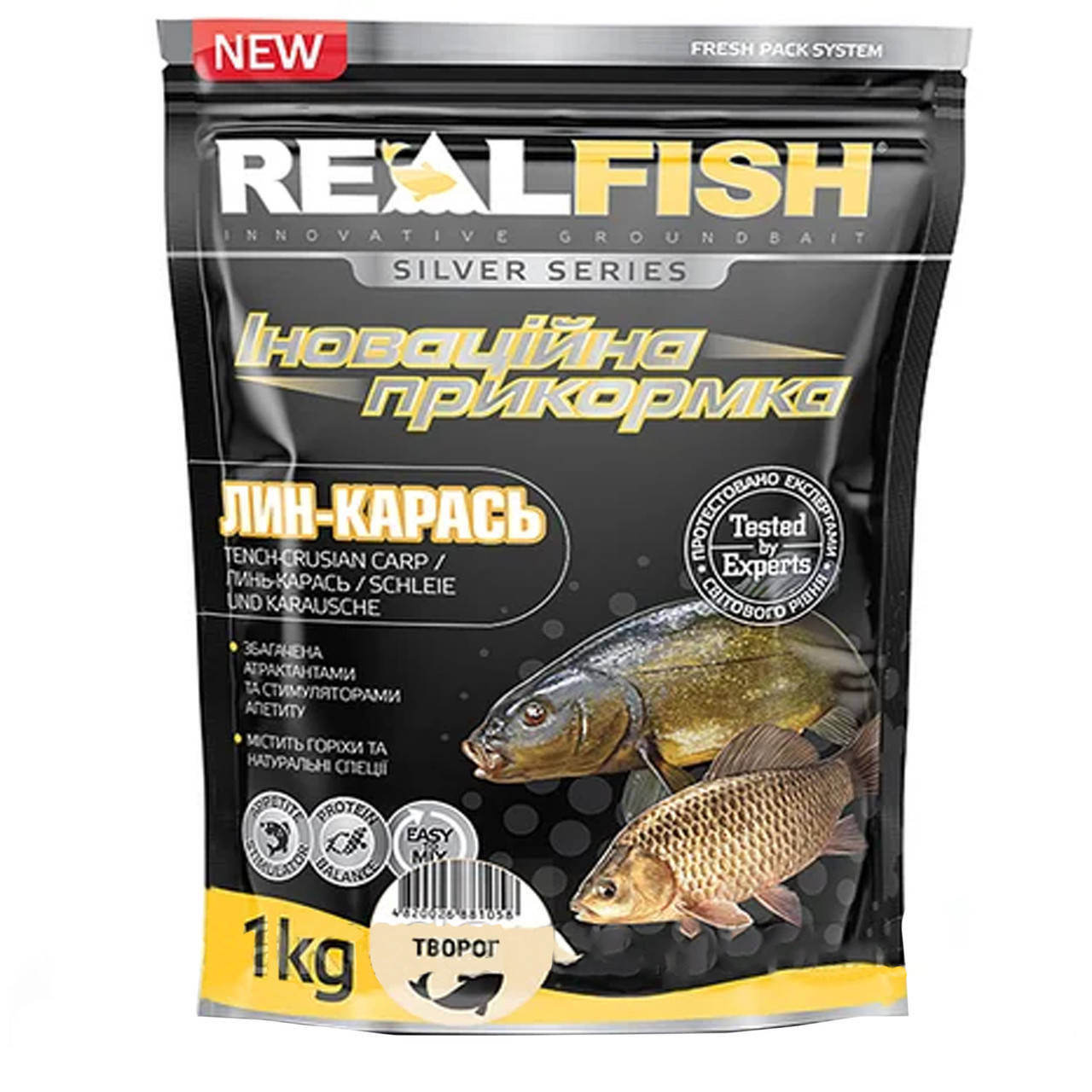 

Прикормка REALFISH 1кг Линь-Карась (Червоний черв) (10шт в уп)