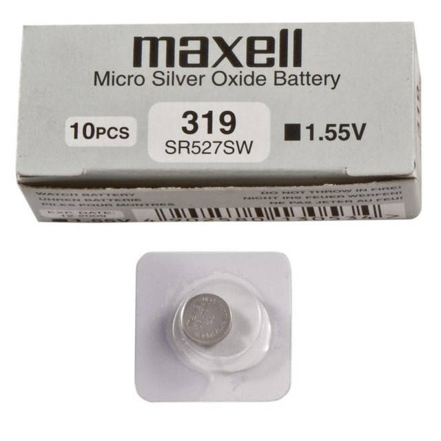 

Батарейки MAXELL SR527SW-B1 (319) серебро