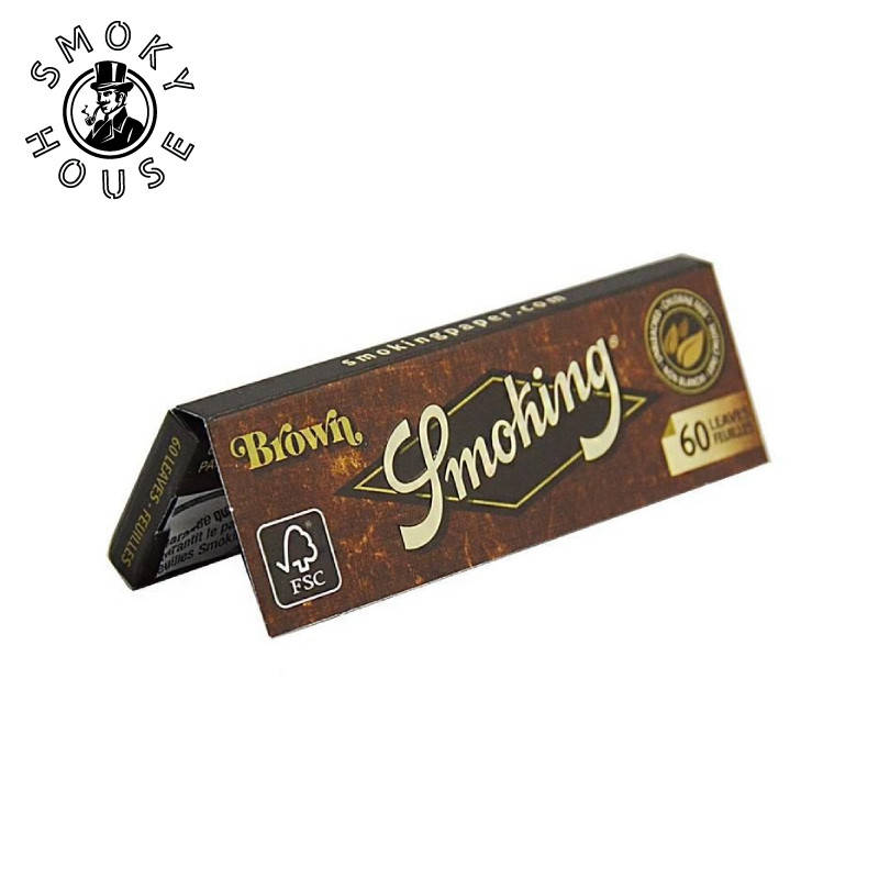 

Бумага для самокруток Smoking brown 60 (коричневая), Зелений