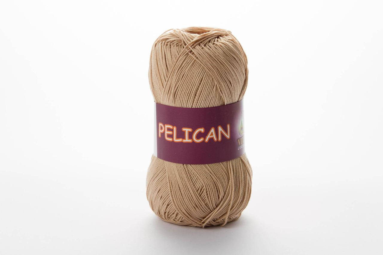 

Пряжа хлопковая Vita Cotton Pelican, Color No.3976 средний беж