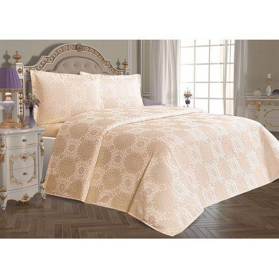 

Покрывало Tropik home 220х230 Amore Beige, Бежевый