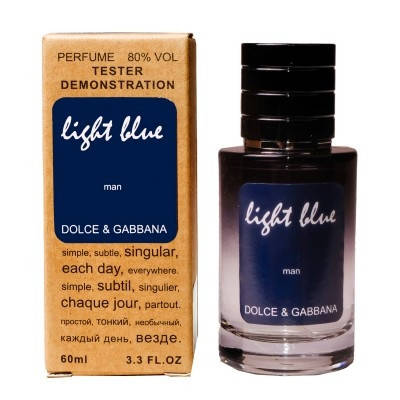 

Dolce&Gabbana Light Blue TESTER LUX, мужской, 60 мл