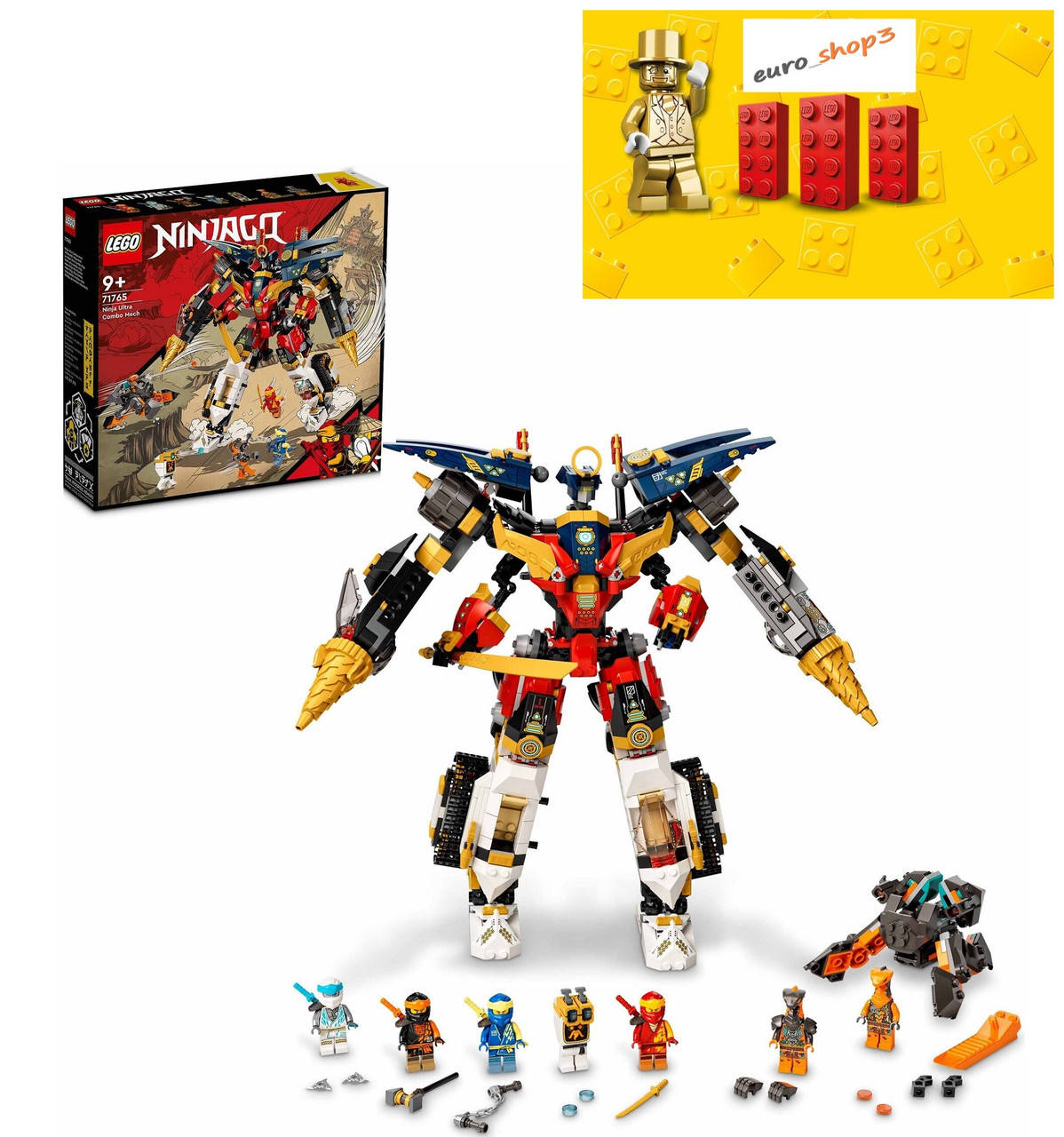 

LEGO Ninjago Багатофункціональний ультрамеханічний ніндзя 71765, Разные цвета