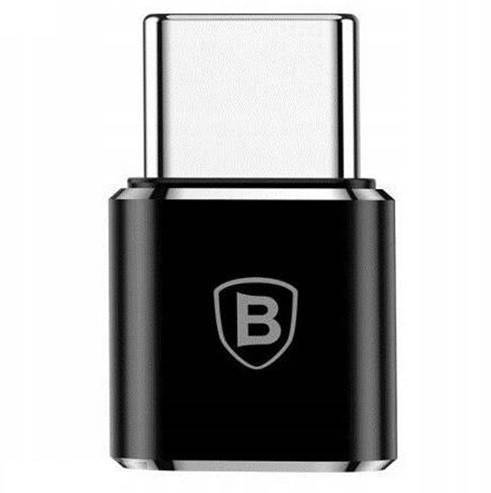 

Переходник-адаптер Baseus Micro Female To Type-C Male Black, Черный