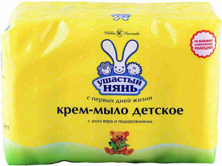 

Крем-мыло Ушастый нянь Детское с алоэ 100 г 4 шт