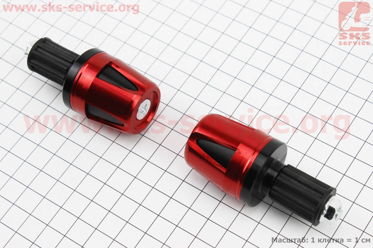 

Заглушка - отбойник руля "конус" КРАСНЫЙ, к-кт 2шт