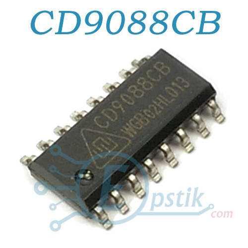 

CD9088CB, (TDA7088), микросхема FM приемник, SOP16