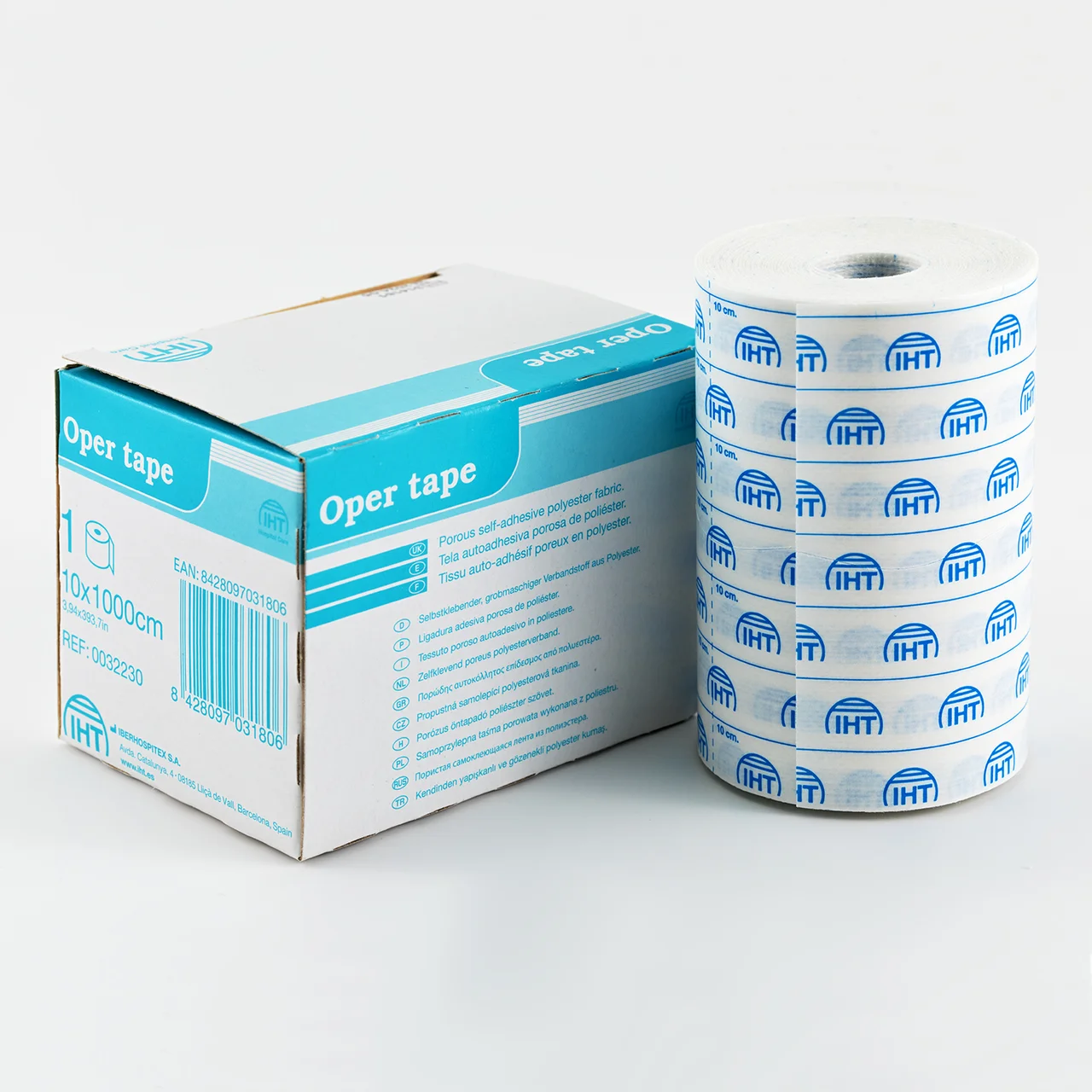 

Oper Tape 15см х 10м - Адгезивный бинт (Белый)
