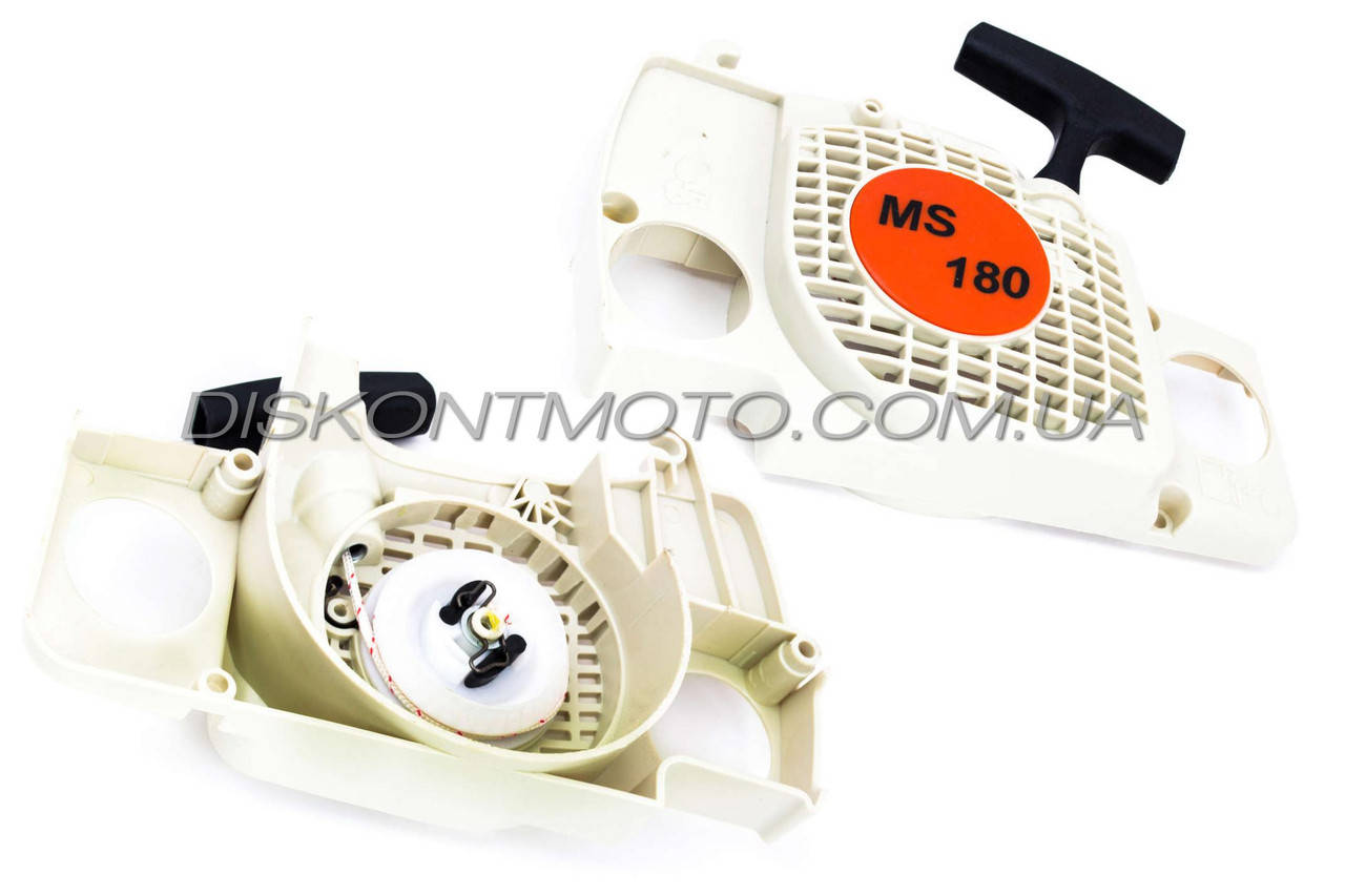 

Стартер (в сборе) для бензопилы Stihl MS 180 (Штиль 018) (2 зацепа) BEST