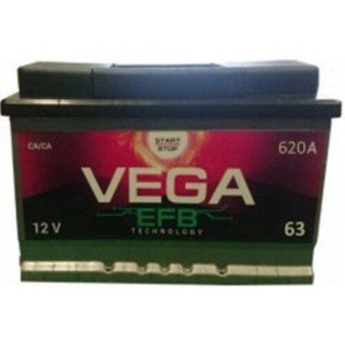 

Аккумулятор VEGA 63Ah, L, EN 620 (WESTA) EFB автомобильный. Работаем с НДС