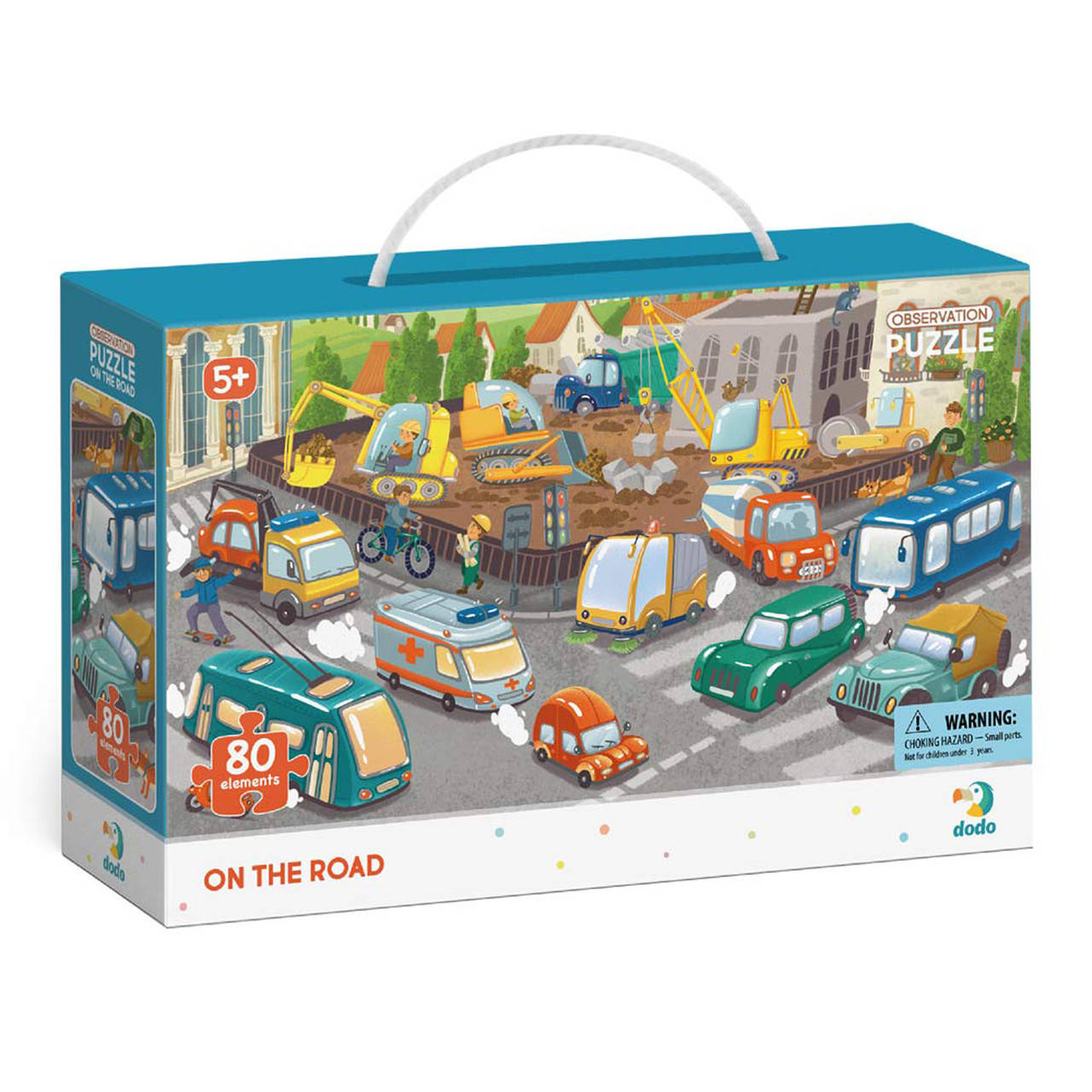 

Пазлы Осторожно на дороге Dodo 80 элементов 4820198243067
