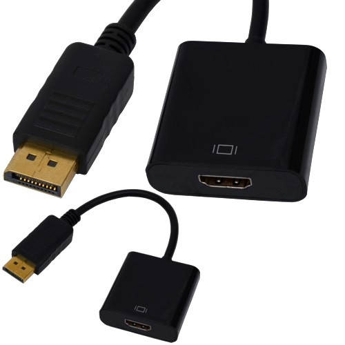 

Переходник, штекер Display Port - гнездо HDMI, с кабелем 0,2м