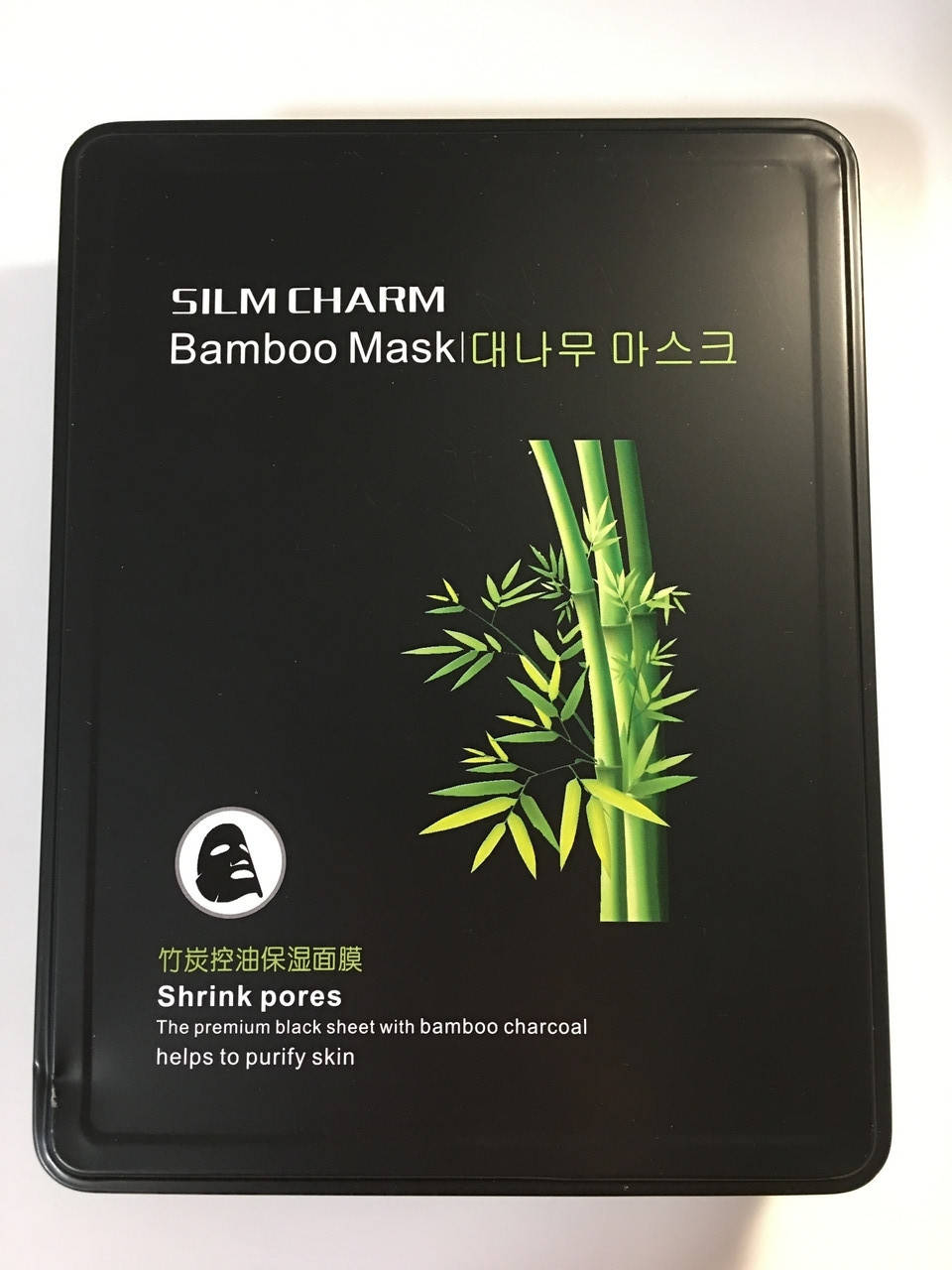 

Маска для очистки пор лица с бамбуковым углём Zhenrentang silm charm bamboo mask