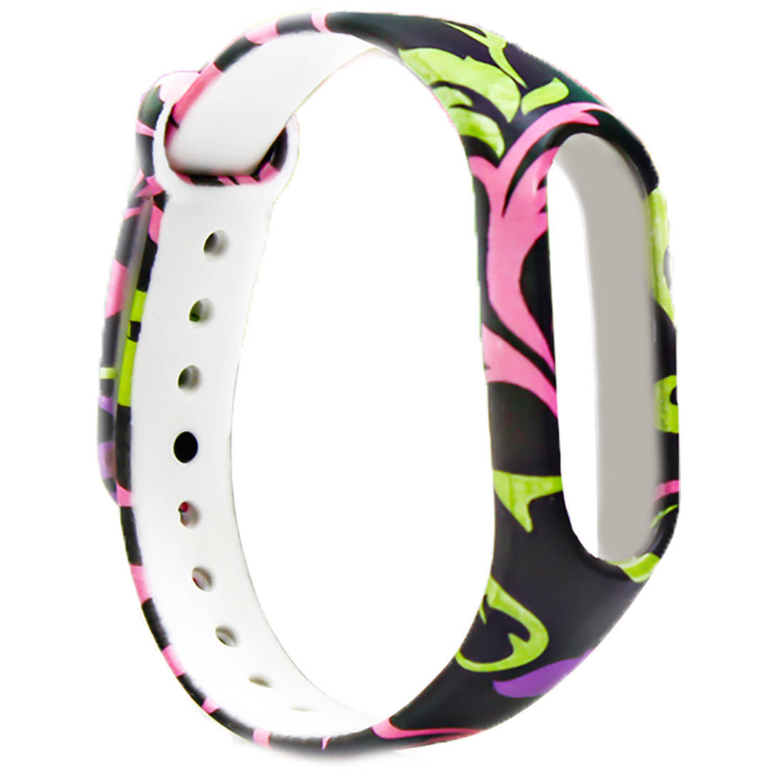 

Ремешок Painted Strap для Xiaomi Mi Band 3 / 4 Цветочный Узор 4